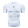 Men Running Compression T-Shirt Short Sleeve Sport Tees Gym Fitness Sportshirts Male Jogging Tracksuit Homme Athletic Shirt Tops